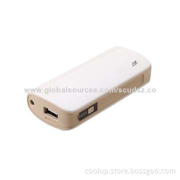 Power Bank for iPhone, 5,200mAh Capacity, Easy to Carry on Travel, Lithium Battery